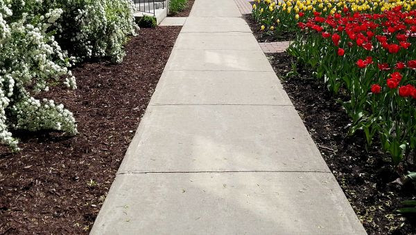 Cement Sidewalk Installation in Kent