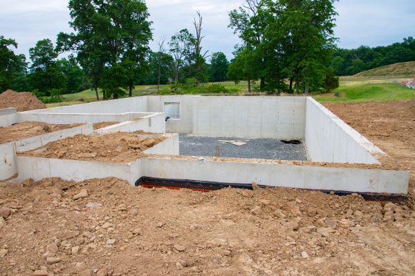 Basement Foundation Pouring in Kent